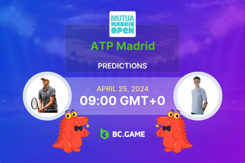 Mutua Madrid Open: Hanfmann vs Mensik Match Prediction & Betting Guide.