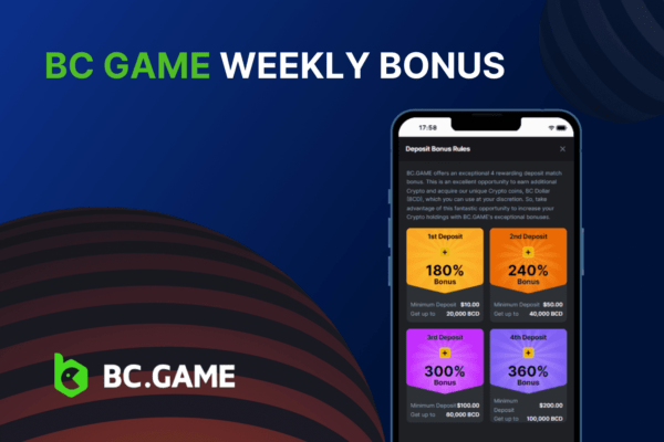 BC Game Weekly Bonus