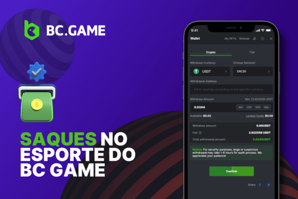 Saques no Esporte do BC Game (Guia Online Detalhado)