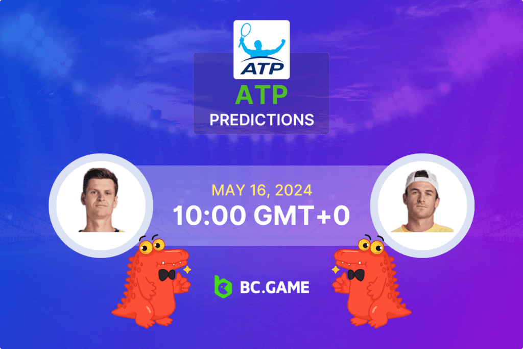 Hurkacz H. vs Paul T: Betting Tips, Odds, and Predictive Analysis for ATP ROME.