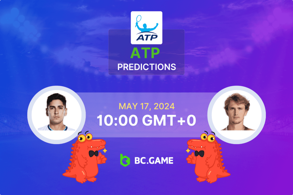 Tabilo A. vs Zverev A.: Betting Tips, Odds, and Predictive Analysis for ATP ROME.