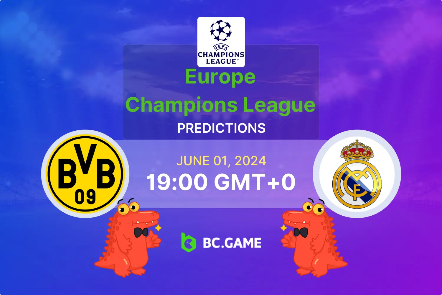 Borussia Dortmund Vs Real Madrid Prediction, Odds, Betting Tips | BC.GAME