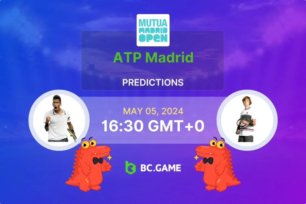 Auger-Aliassime vs Rublev: Key Betting Insights for the 2024 ATP Madrid Open Final.