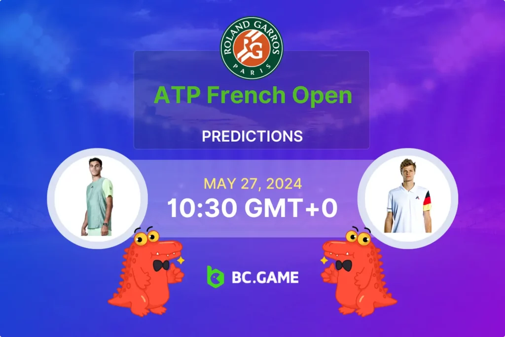 Cerundolo vs Hanfmann: Prediction, Betting Odds, and Tips for Roland Garros.