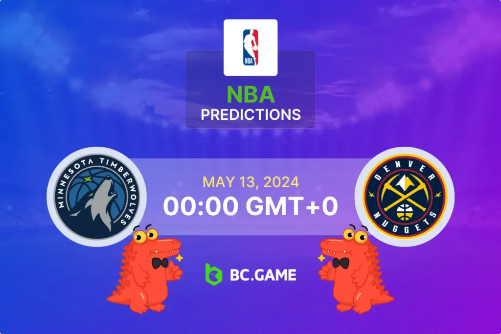 Expert Predictions and Odds for Timberwolves vs Nuggets.