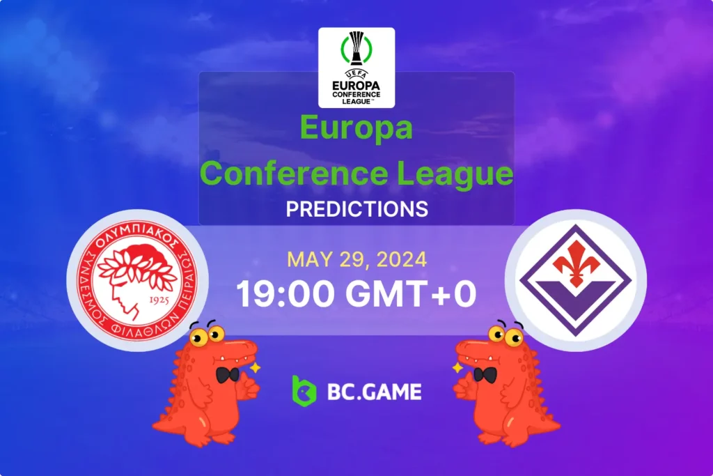 Olympiacos Piraeus vs Fiorentina: Prediction, Odds, Betting Tips for Europa Conference League Final.