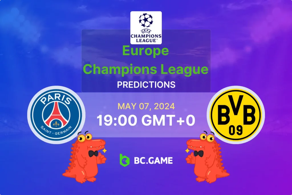 PSG vs Dortmund Prediction: Champions League Betting Odds and Tips.