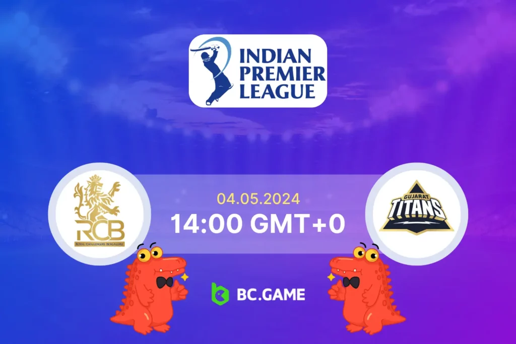 Royal Challengers vs Gujarat Titans: IPL Betting Tips, Odds, and Predictions.