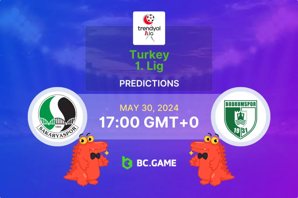 Sakaryaspor vs Bodrumspor Prediction, Odds, Betting Tips – Turkey 1. Lig Play-Offs Final