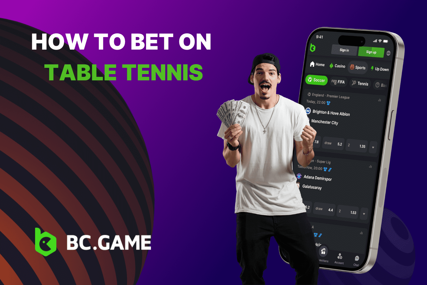 How to Bet on Table Tennis Strategies, Examples, Tips Betting.BC.GAME