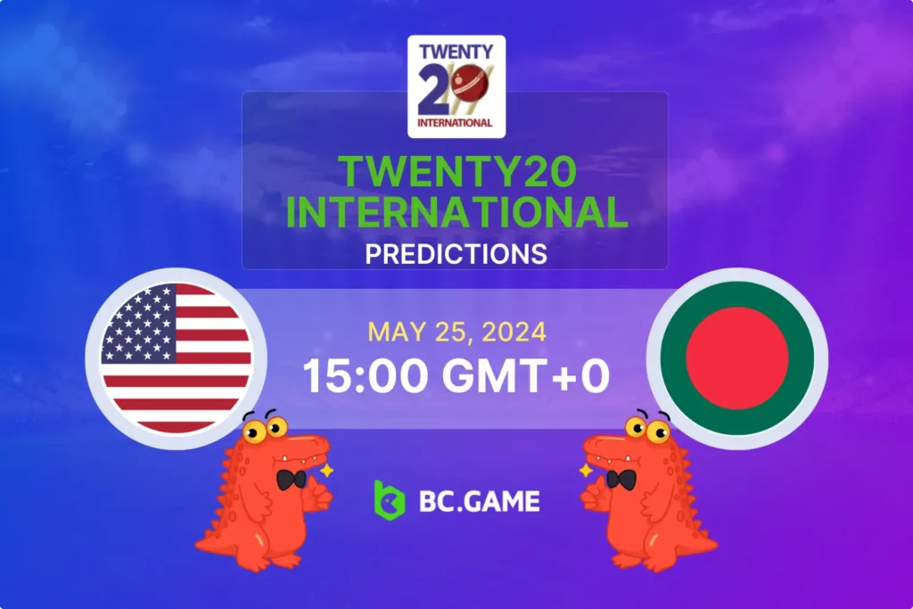 USA vs Bangladesh Match Prediction, Odds & Betting Tips.