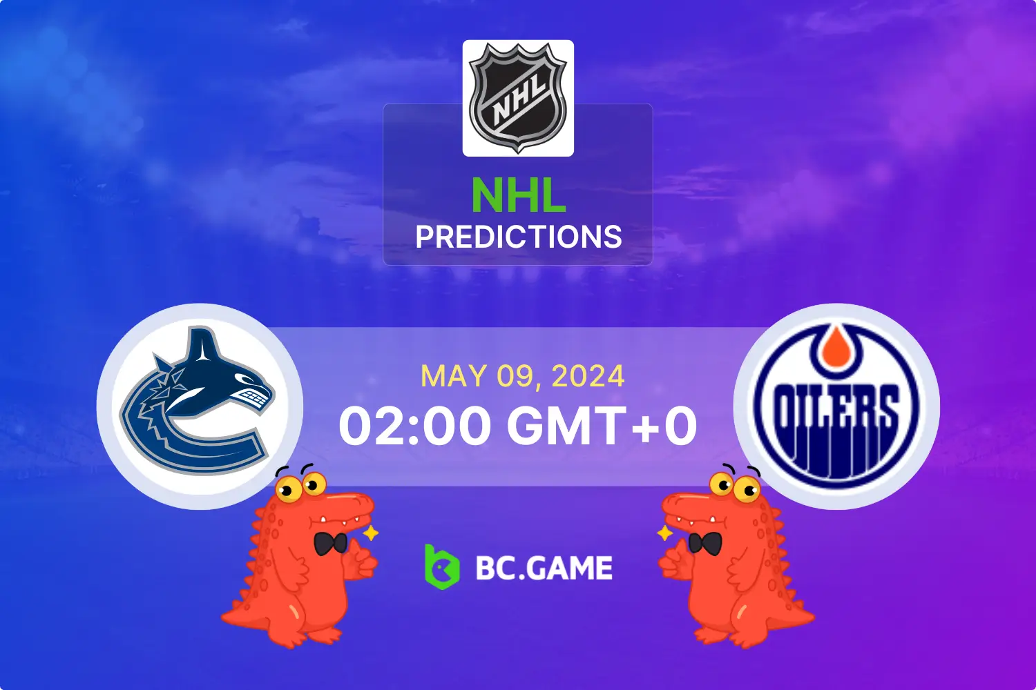 Vancouver Canucks vs Edmonton Oilers Prediction, Odds, Betting Tips BC.GAME
