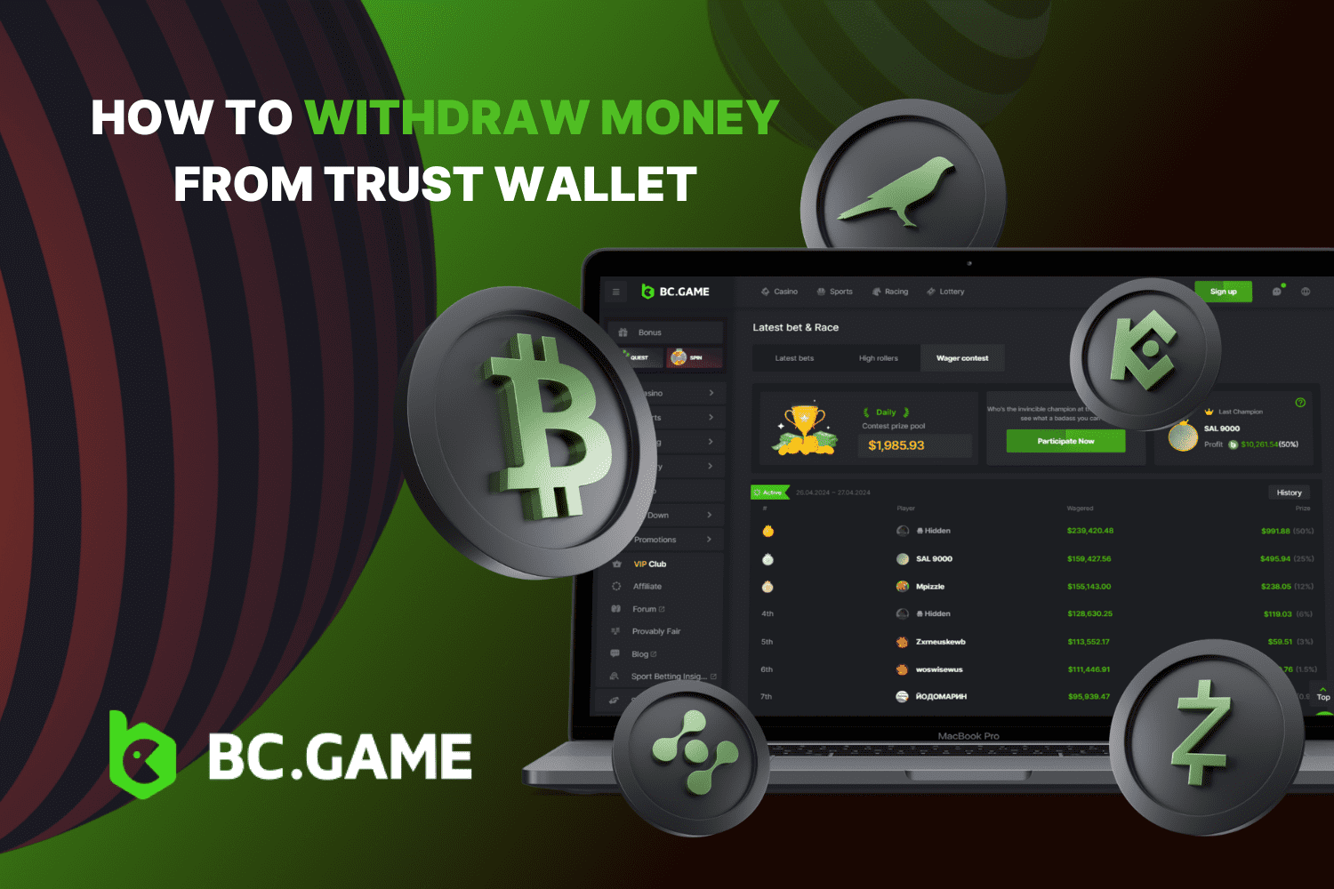 Withdraw Money from Trust Wallet: How to Do It | BC.Game