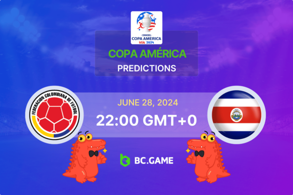 Colômbia – Costa Rica: Palpite, probabilidades e dicas de apostas  – Copa América 2024