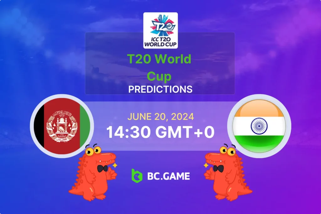 T20 World Cup 2024: Afghanistan vs India Prediction, Betting Insights.