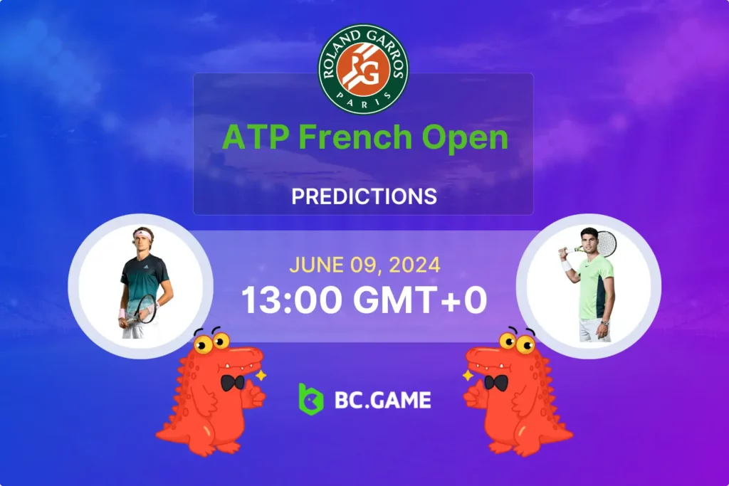 French Open Final: Zverev vs Alcaraz Prediction, Odds, and Tips.