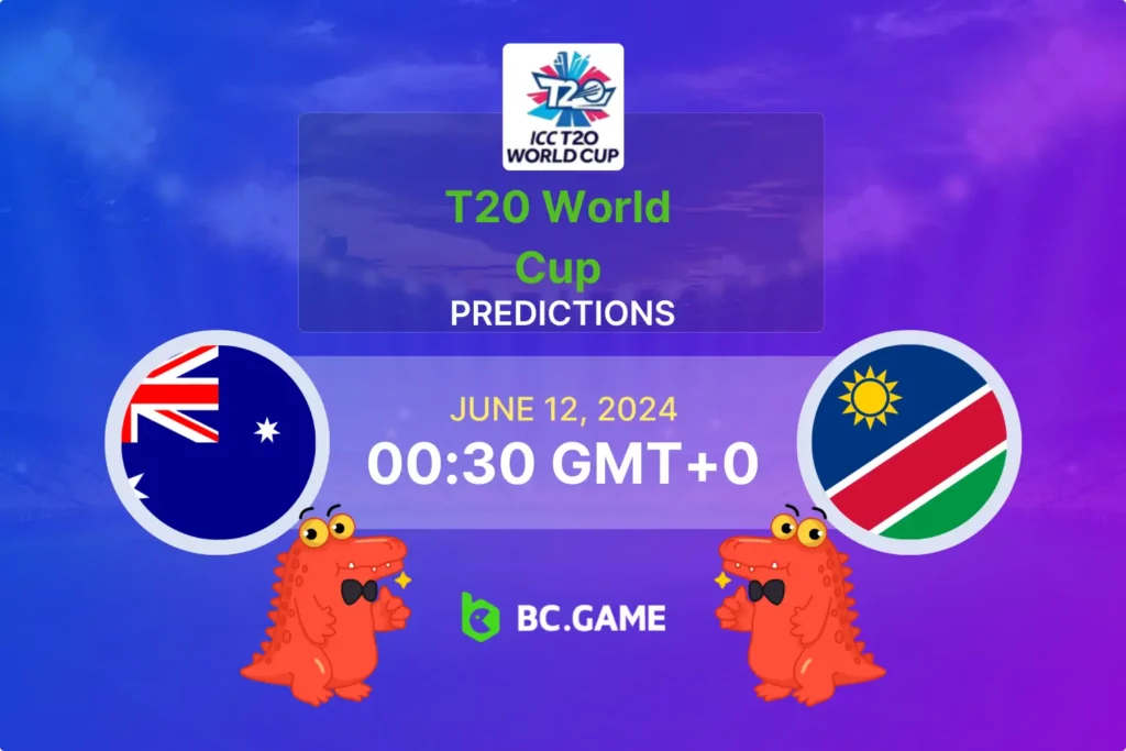 Australia vs Namibia Prediction, Odds, Betting Tips - T20 World Cup 2024.