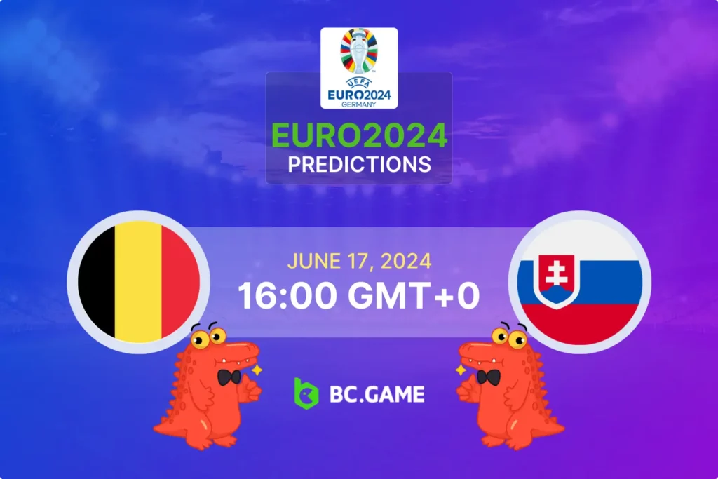 Belgium vs Slovakia Prediction & Betting Insights - Euro 2024 Group E Clash.