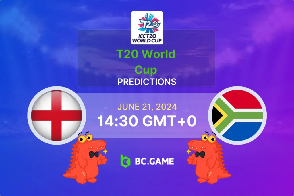 England vs South Africa Prediction, Odds, and Betting Tips - ICC T20 World Cup.