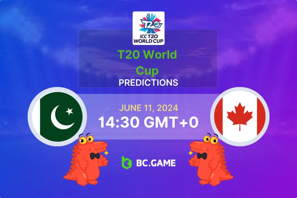 T20 World Cup: Pakistan vs Canada - Prediction and Betting Guide.