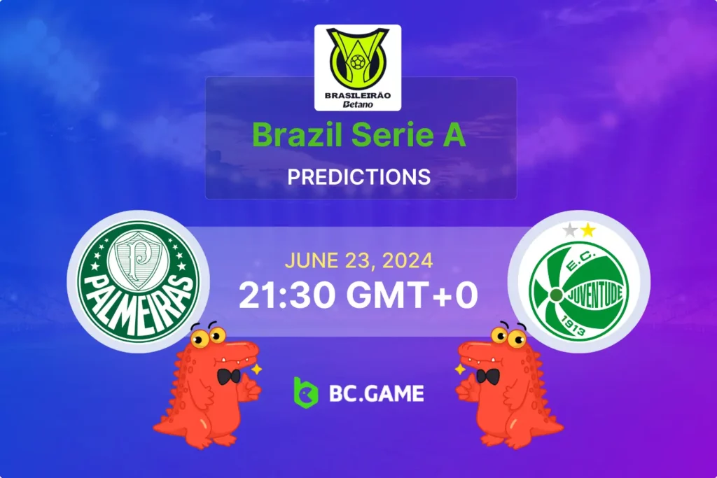 Palmeiras vs Juventude Prediction, Odds, and Betting Tips - Brazil Serie A Showdown.