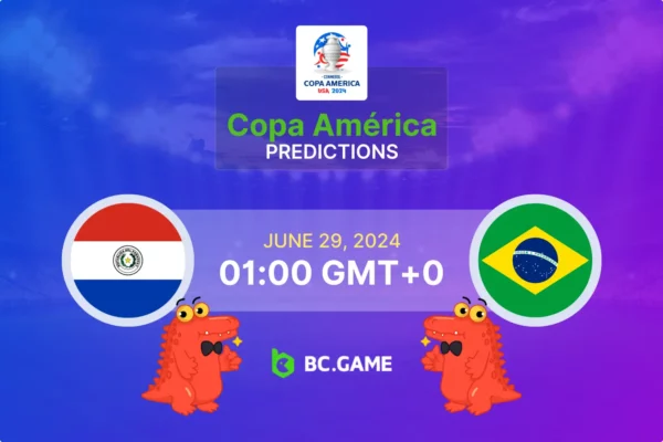 Paraguai – Brasil: Previsão, probabilidades e dicas de apostas  – Copa América