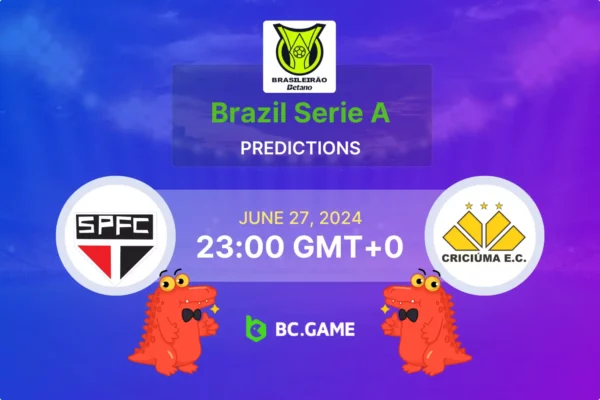 Sao Paulo vs Criciuma Prediction, Odds, Betting Tips – Brasileiro Serie A