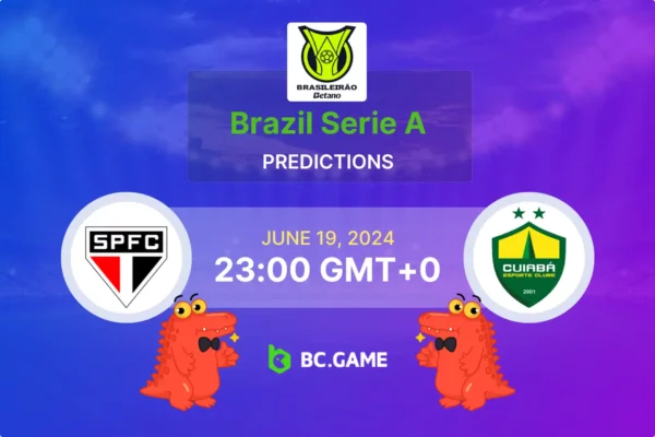 São Paulo vs Cuiabá Prediction, Odds, Betting Tips – Serie A