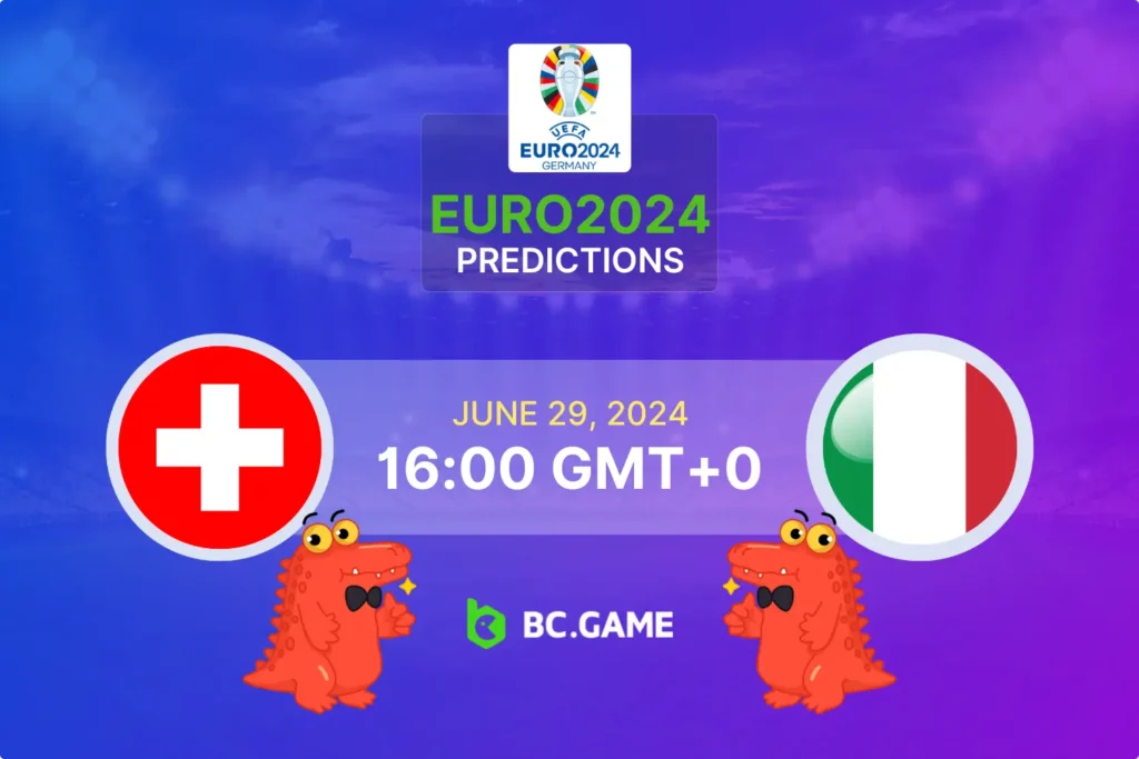 Switzerland vs Italy: Detailed Prediction, Odds, and Betting Tips for Euro 2024.