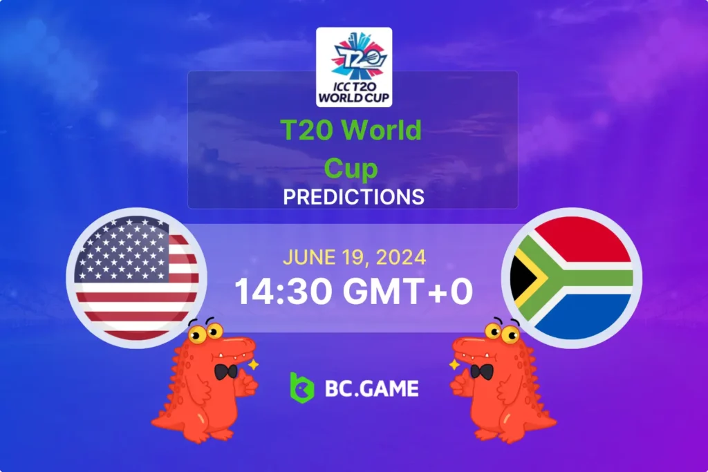 United States vs South Africa: T20 World Cup Prediction, Odds, and Betting Tips.