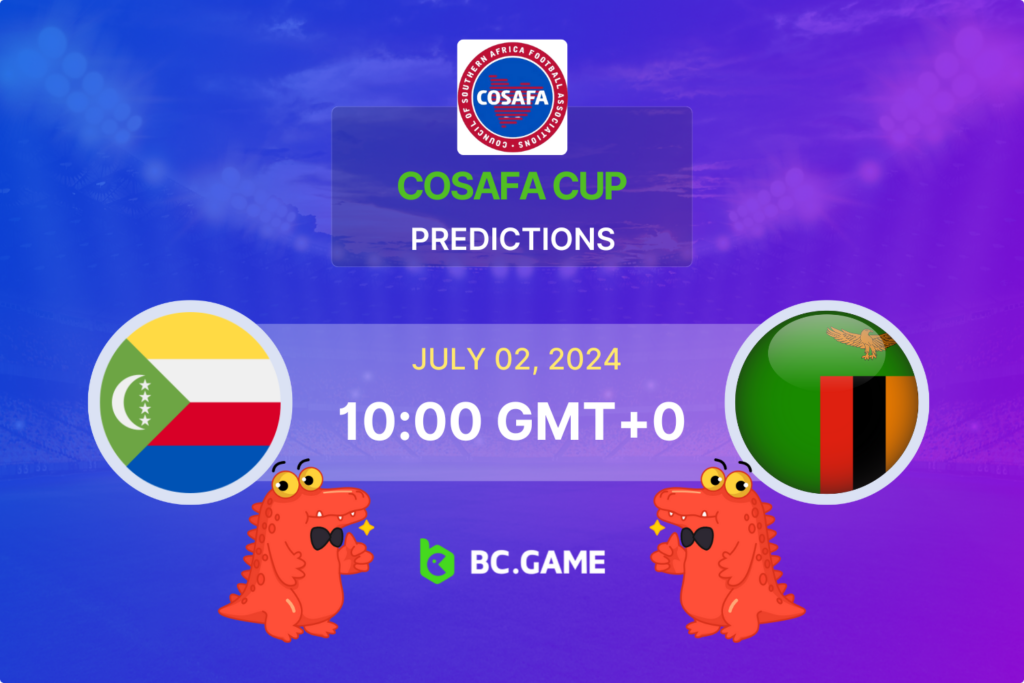 Match prediction for the Comoros vs Zambia game at COSAFA Cup 2024.