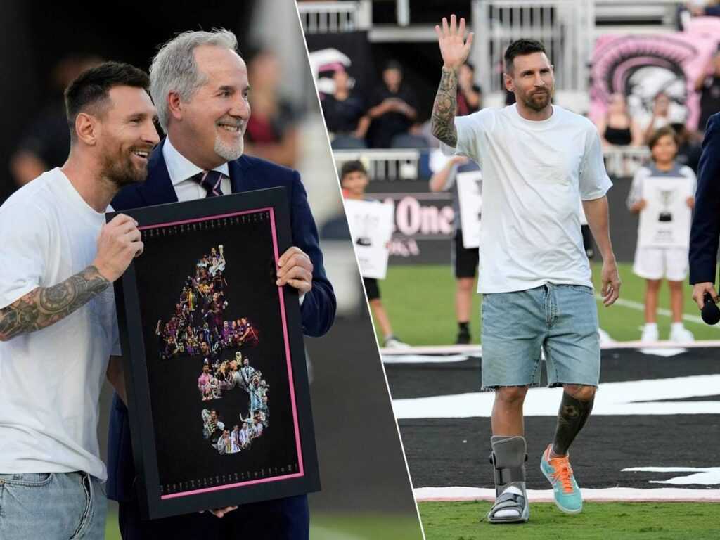 Inter Miami honors Messi's 45 titles-2