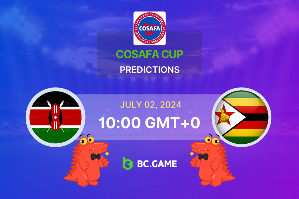 Match prediction for the Kenya vs Zimbabwe game at COSAFA Cup 2024.