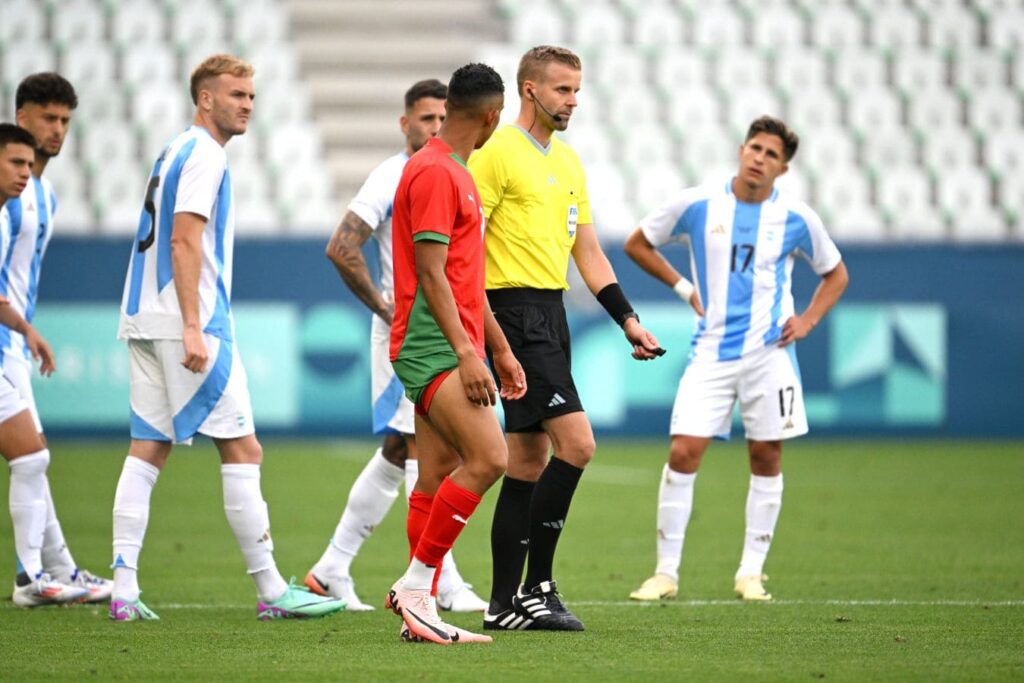 Morocco Argentina coach outraged