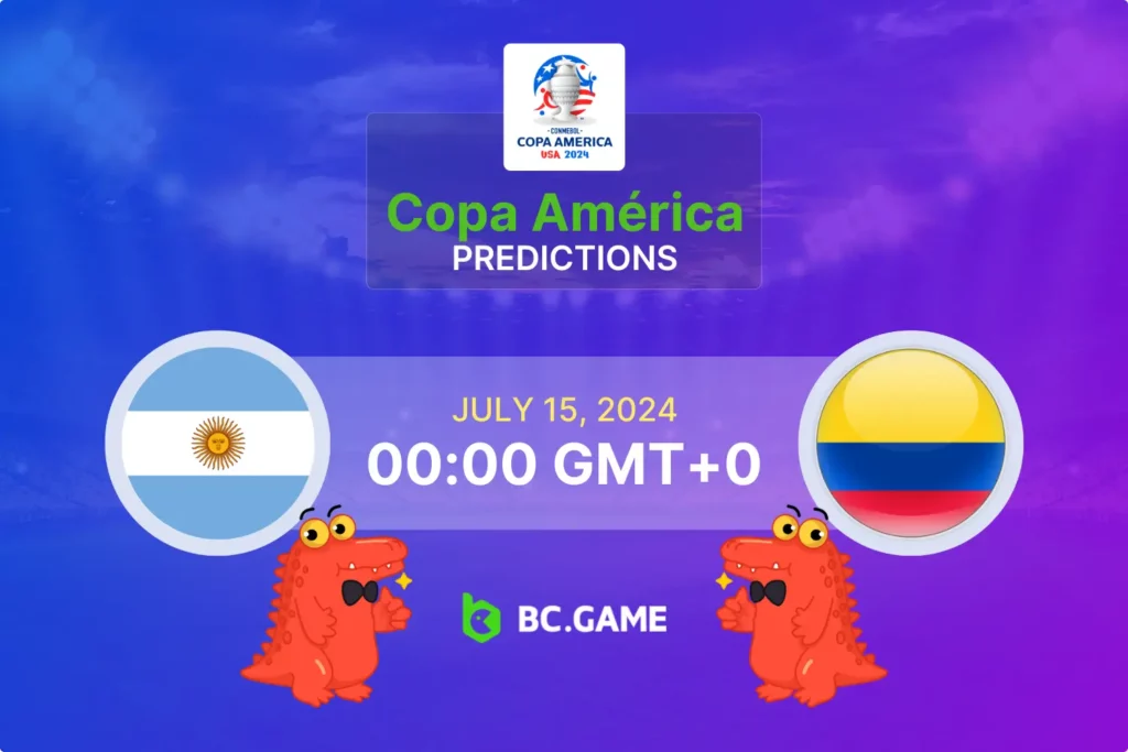 Argentina vs Colombia - Expert Predictions and Odds for Copa America Final.