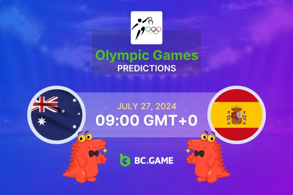 Australia vs Spain: Expert Betting Tips, Odds, and Match Prediction for Olympic Games 2024.