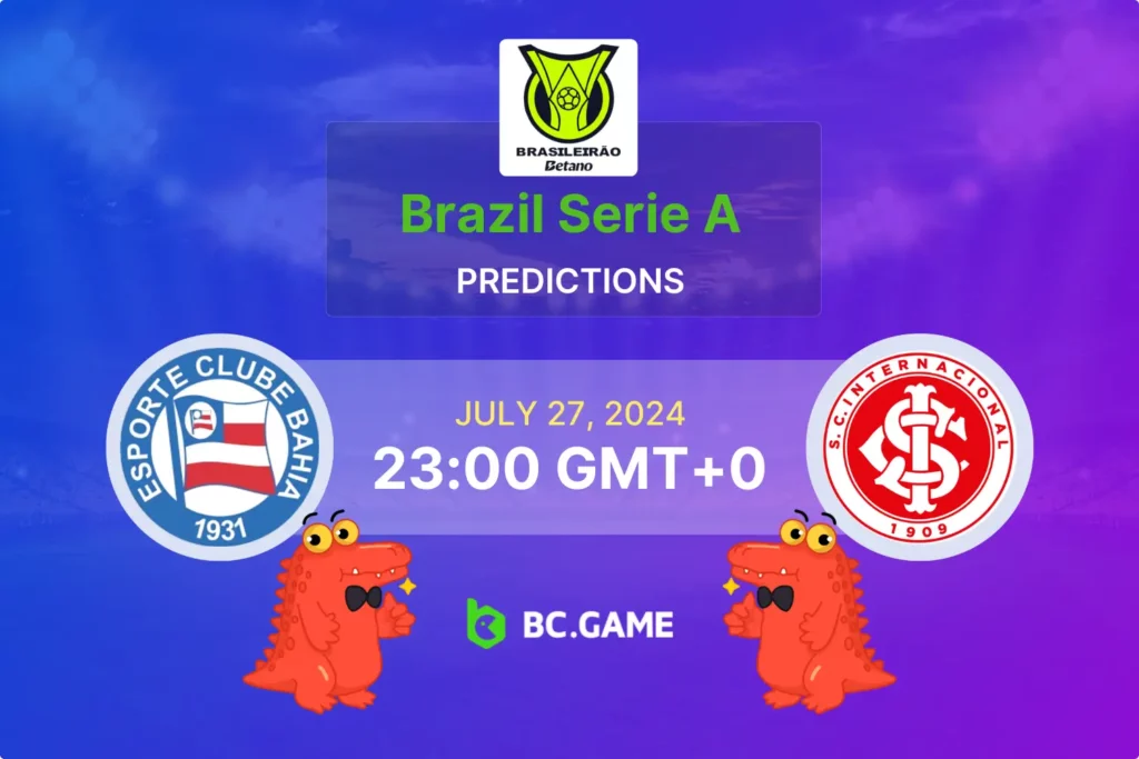 Bahia vs Internacional: Expert Betting Insights and Odds.