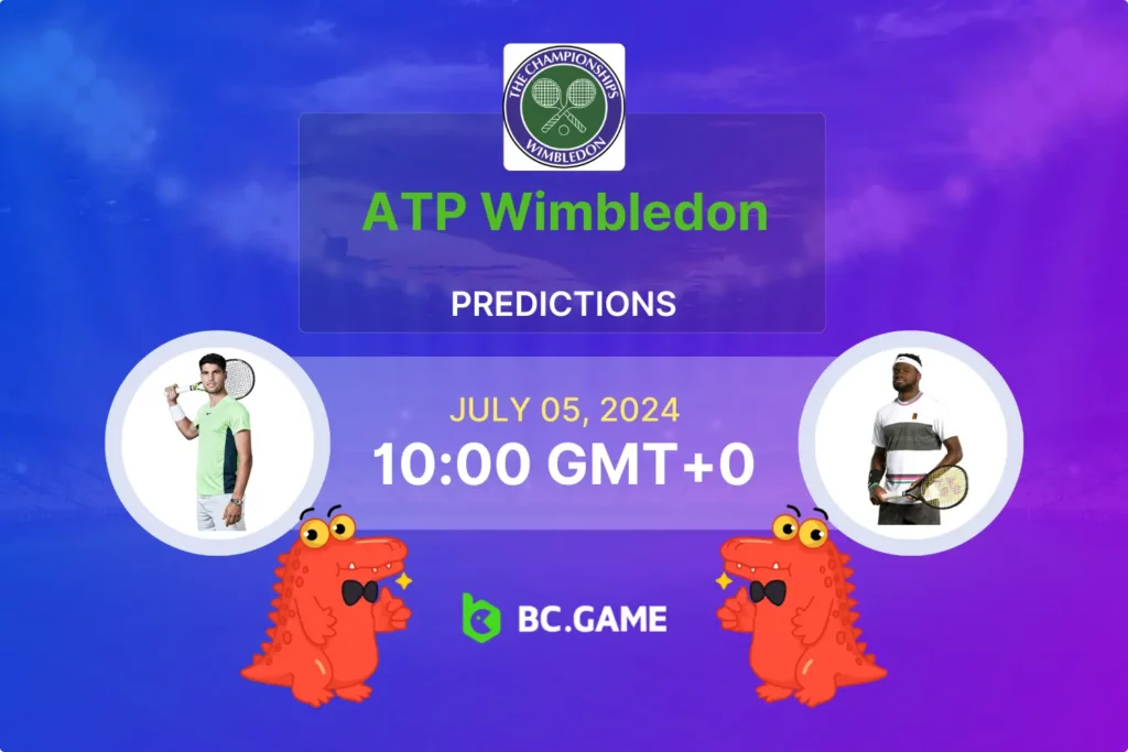 Wimbledon Betting Tips: Alcaraz vs Tiafoe Match Preview.