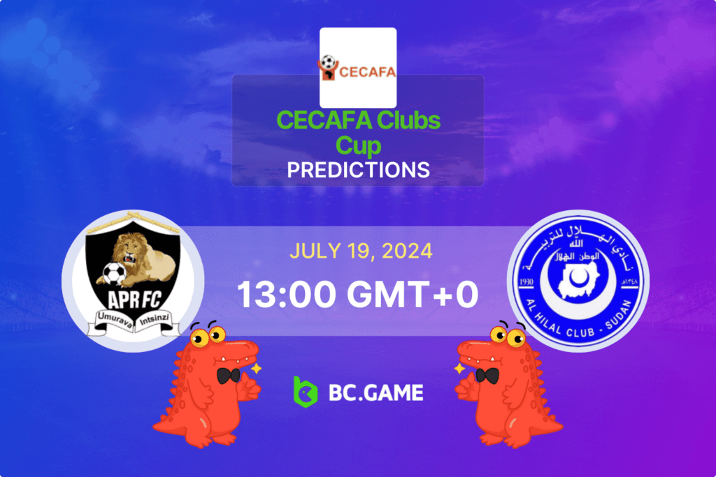 Match prediction for the APR FC vs Al-Hilal Omdurman game at CECAFA Clubs Cup 2024.