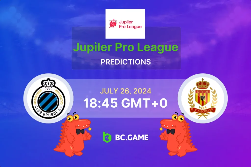 Club Brugge vs Mechelen: Expert Predictions and Odds.