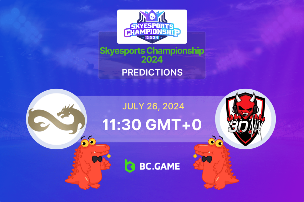 Match prediction for the Eternal Fire vs 3DMAX game at Skyesports Championship 2024.