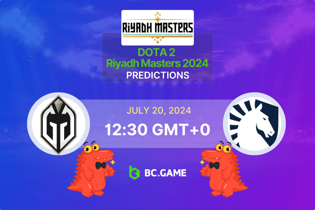 Match prediction for the Gaimin Gladiators vs Team Liquid game at Riyadh Masters 2024.