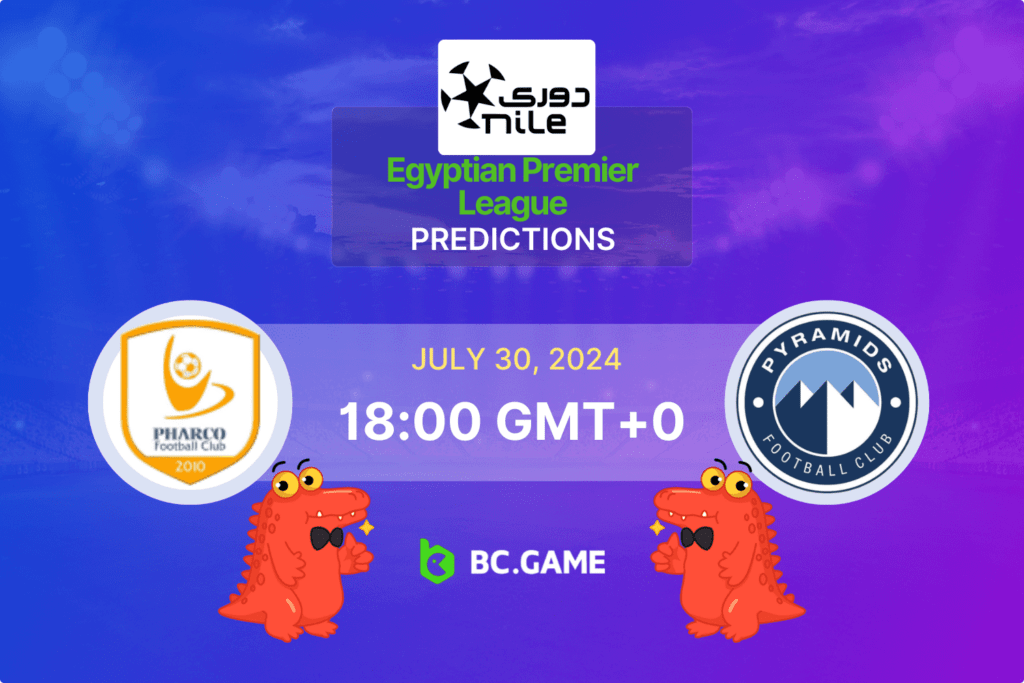 Match prediction for the Pharco vs Pyramids FC game at Egypt Premier League 2024.