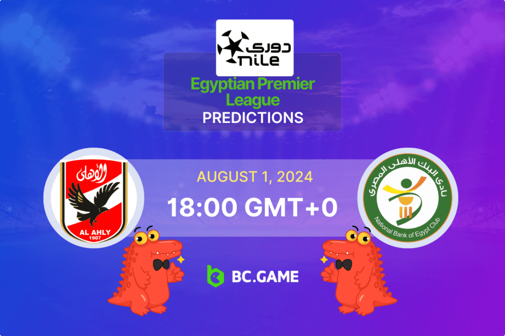 Match prediction for the Al Ahly vs National Bank Egypt game at Premier League 2024.