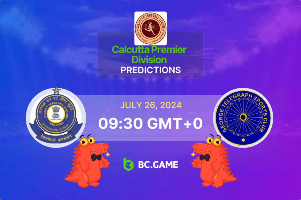 Match prediction for the Calcutta Customs vs George Telegrapher game at Calcutta Premier Division 2024.