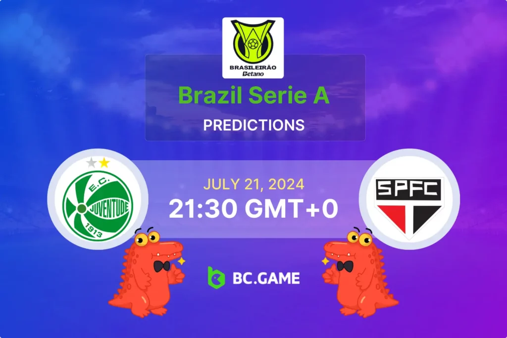 Juventude vs Sao Paulo Prediction, Odds, Betting Tips – Brazilian Serie A