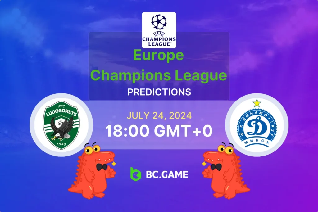 Ludogorets Razgrad vs Dinamo Minsk: Expert Analysis and Betting Odds for Champions League Match.