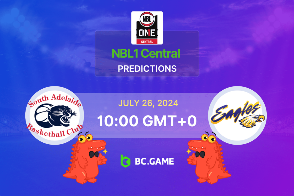 Match prediction for the South Adelaide Panthers vs Forestville Eagles game at NBL1 Central Playoffs 2024.