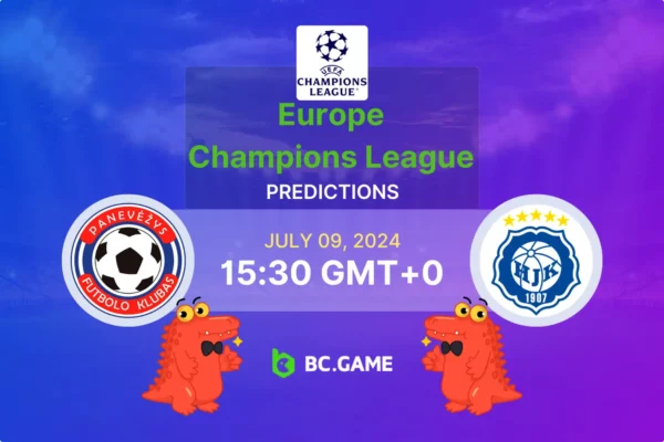 Panevezys vs HJK Prediction, Odds, Betting Tips – UEFA Champions League