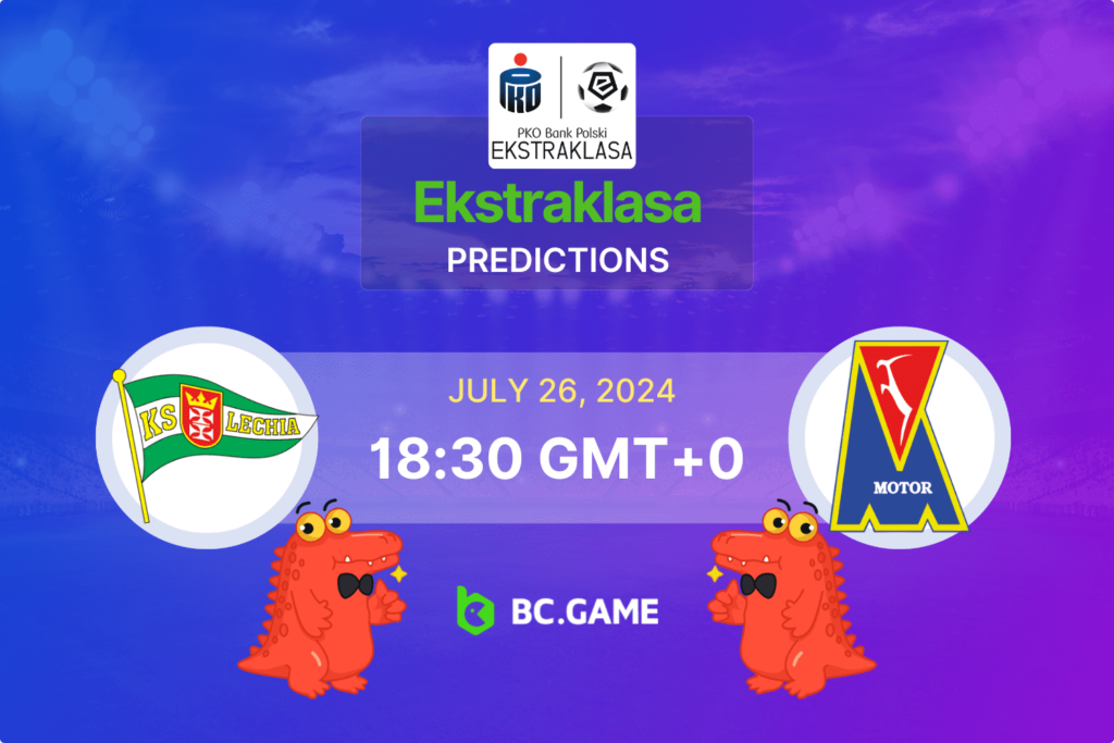 Match prediction for the Lechia Gdansk vs Motor Lublin game at Ekstraklasa 2024.